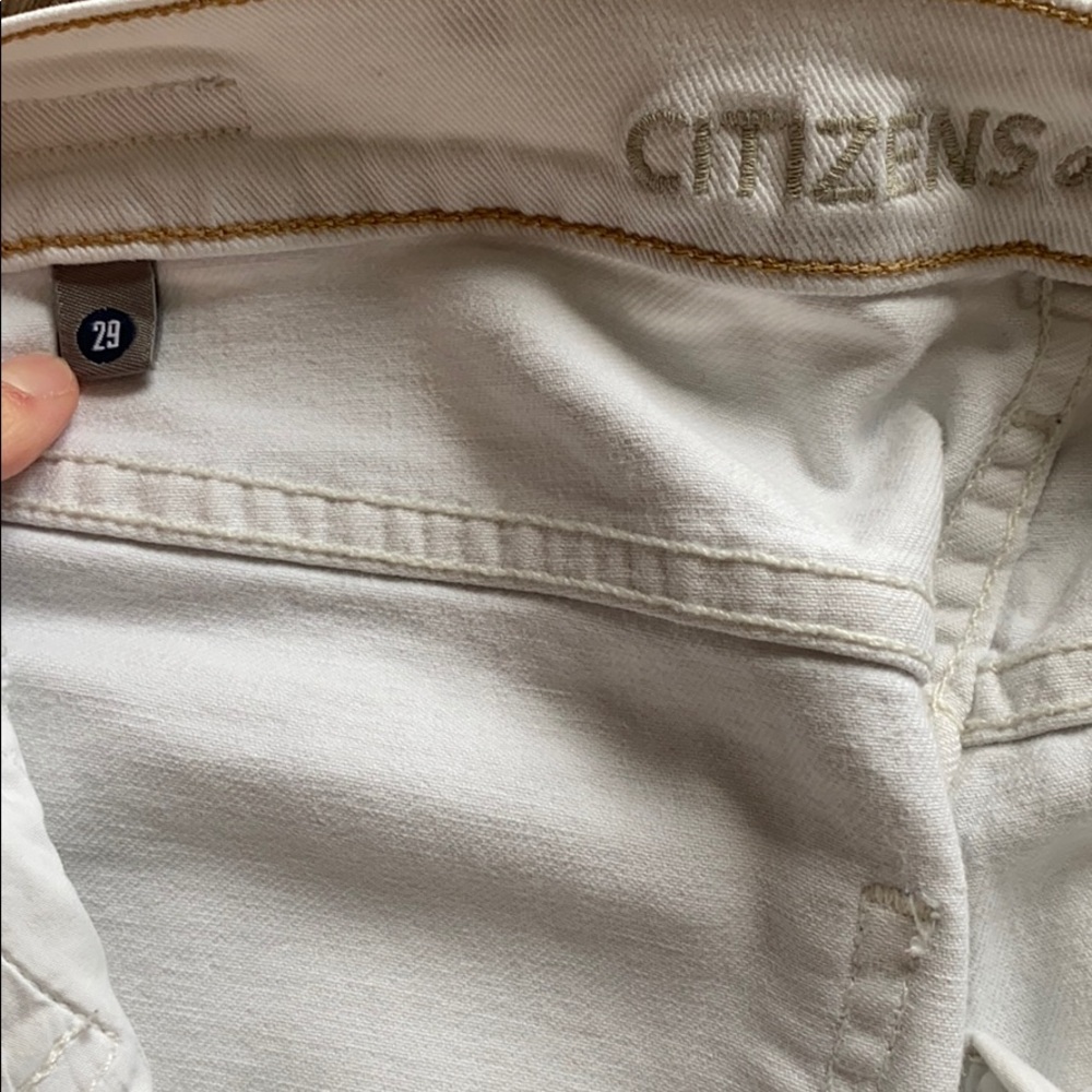 Citizens Of Humanity Thompson White Skinny Jeans - Picture 9 of 16